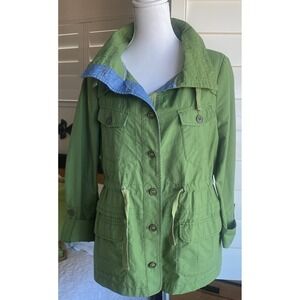 Anthropologie Daughters of the Liberation Anorak‎ Field Jacket Coat Green Size 4